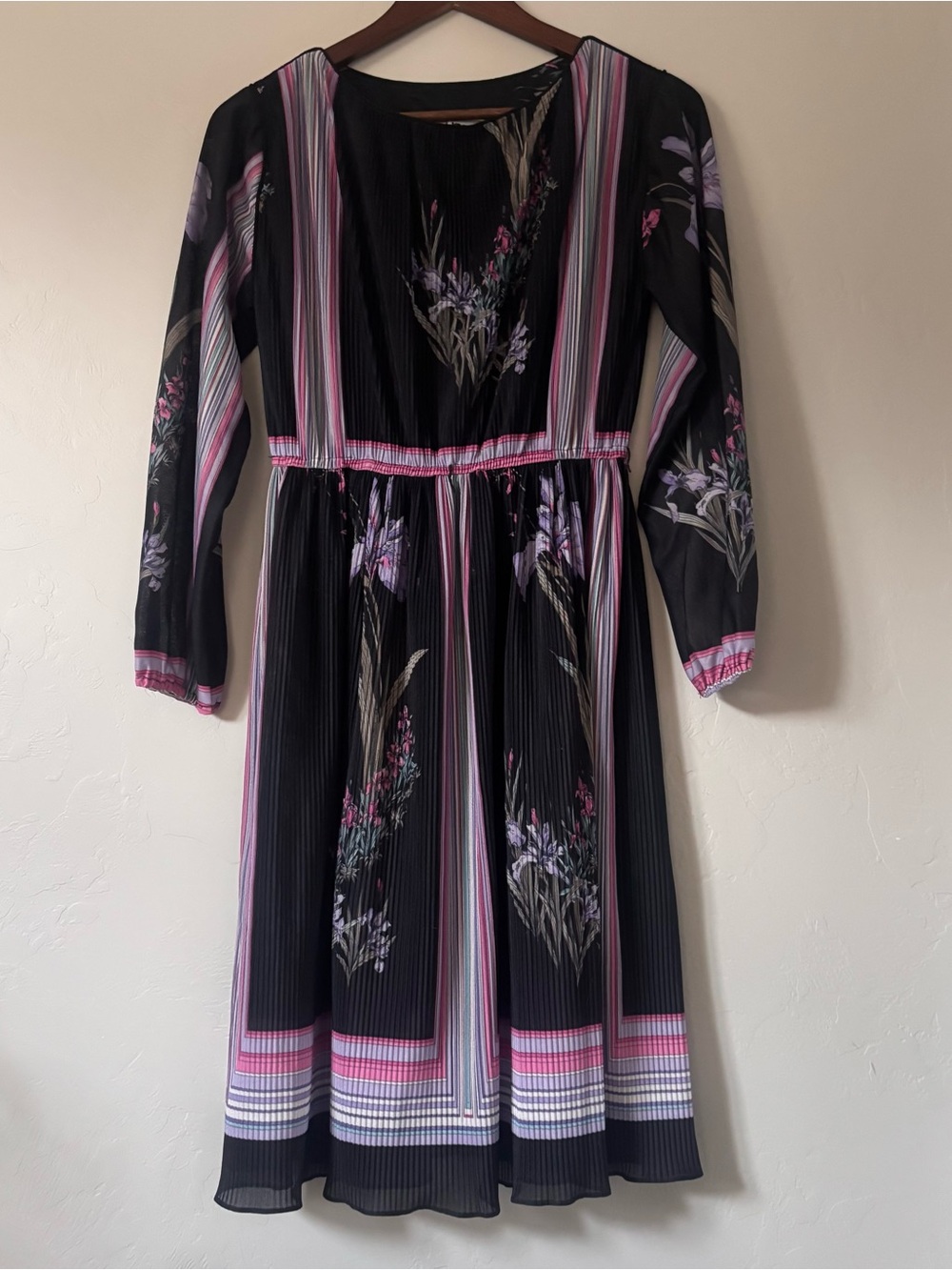 Vintage Melissa Petites Floral Midi Dress